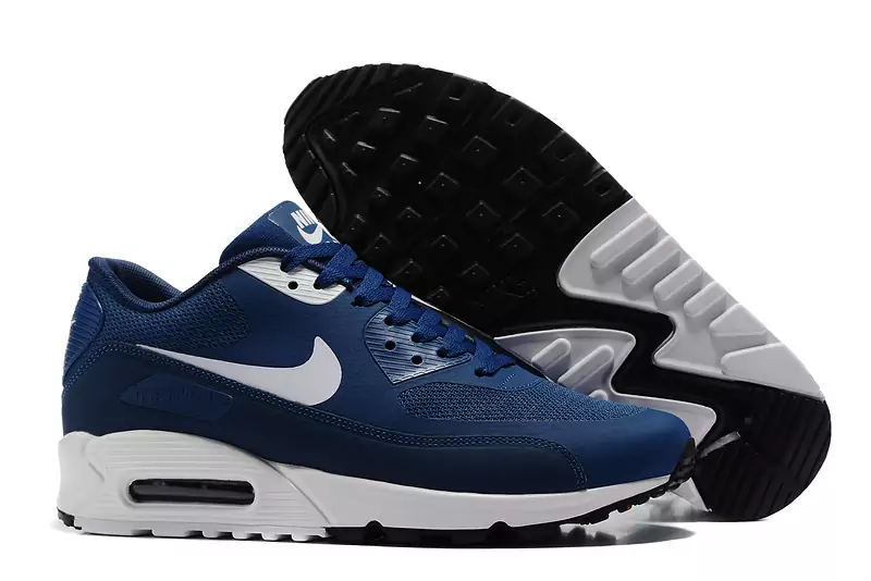 nike hommes air max 90 ultra lux casual chaussures essential blue